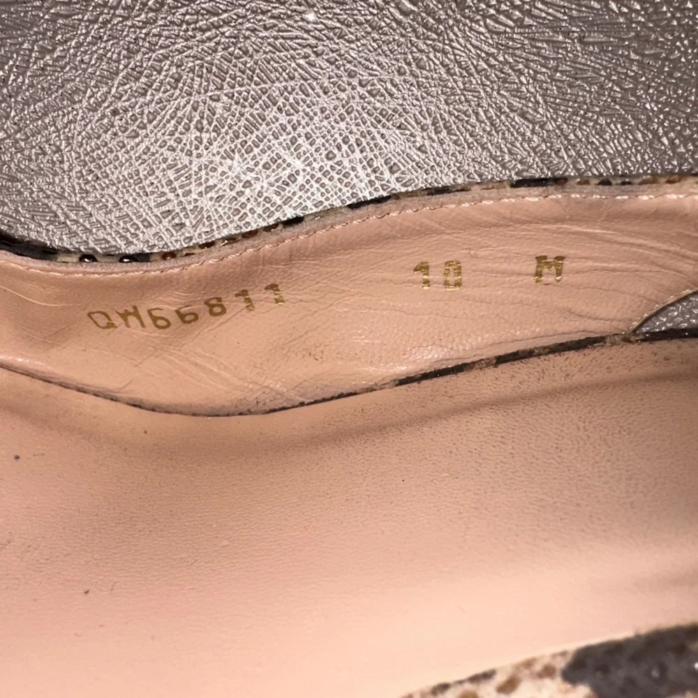 Stuart Weitzman Leopard Print Slingback Wedges - Brown/Black 10 summer vacation - Picture 10 of 13